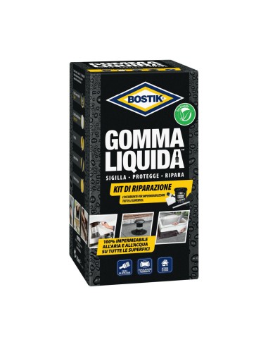 Bostik Gomma Liquida Kit di Riparazione D2072 Sigillante Protettivo Impermeabile