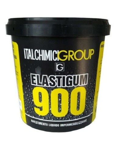 Elastigum 900 gomma liquida nera kg1 impermeabilizzante rivestimento liquido guaina