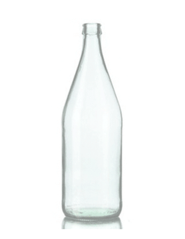 Bottiglie Vichy da 1 lt in vetro trasparente - bianco per conservare acqua e vino pz 20
