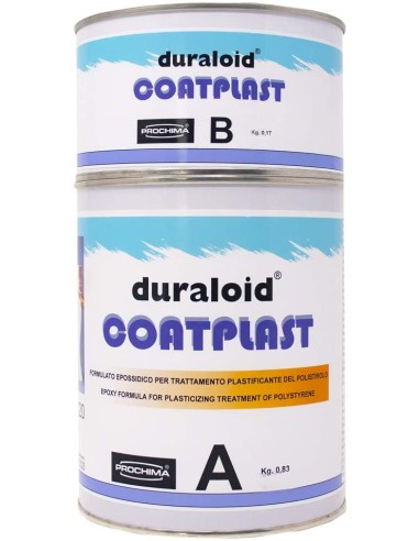 Duraloid Coatplast Prochima Bicomponente epossidico 1 kg copertura polistirolo